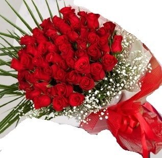 51 adet kırmızı gül buketi Ankara çiçek gönderme sitemiz güvenlidir